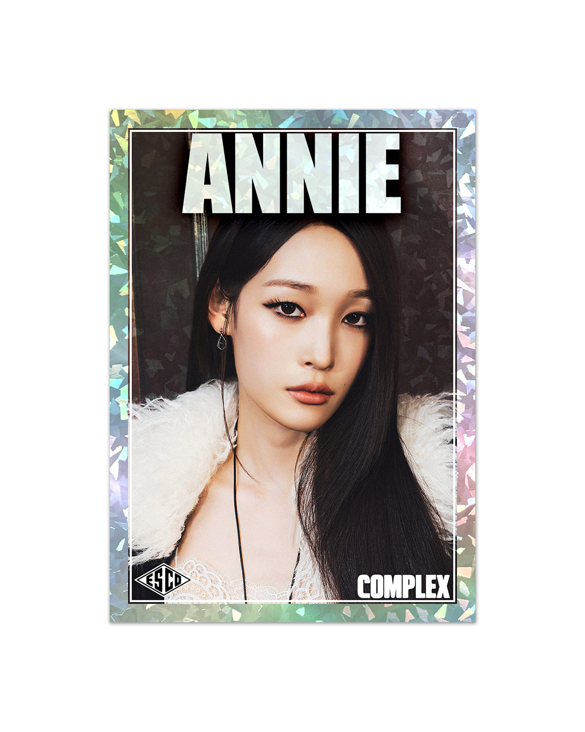 Limited Edition ALLDAY PROJECT Complex Asia Cover x ESCO 6-Cracked Ice Foil Card Set