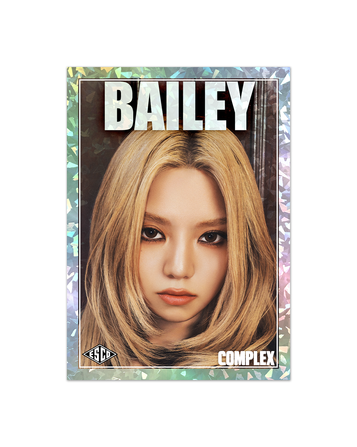 Limited Edition ALLDAY PROJECT Complex Asia Cover x ESCO 6-Cracked Ice Foil Card Set