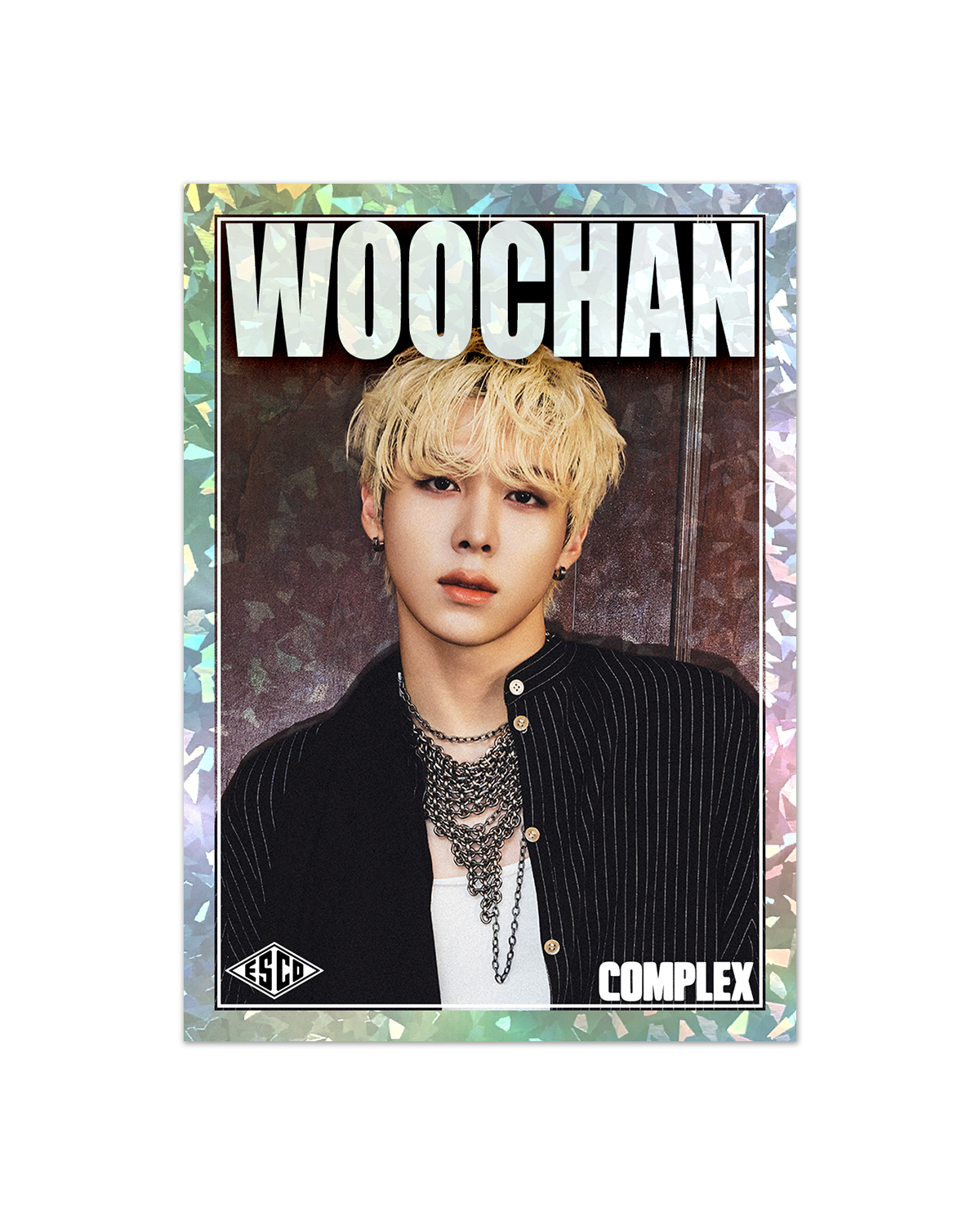 Limited Edition ALLDAY PROJECT Complex Asia Cover x ESCO 6-Cracked Ice Foil Card Set
