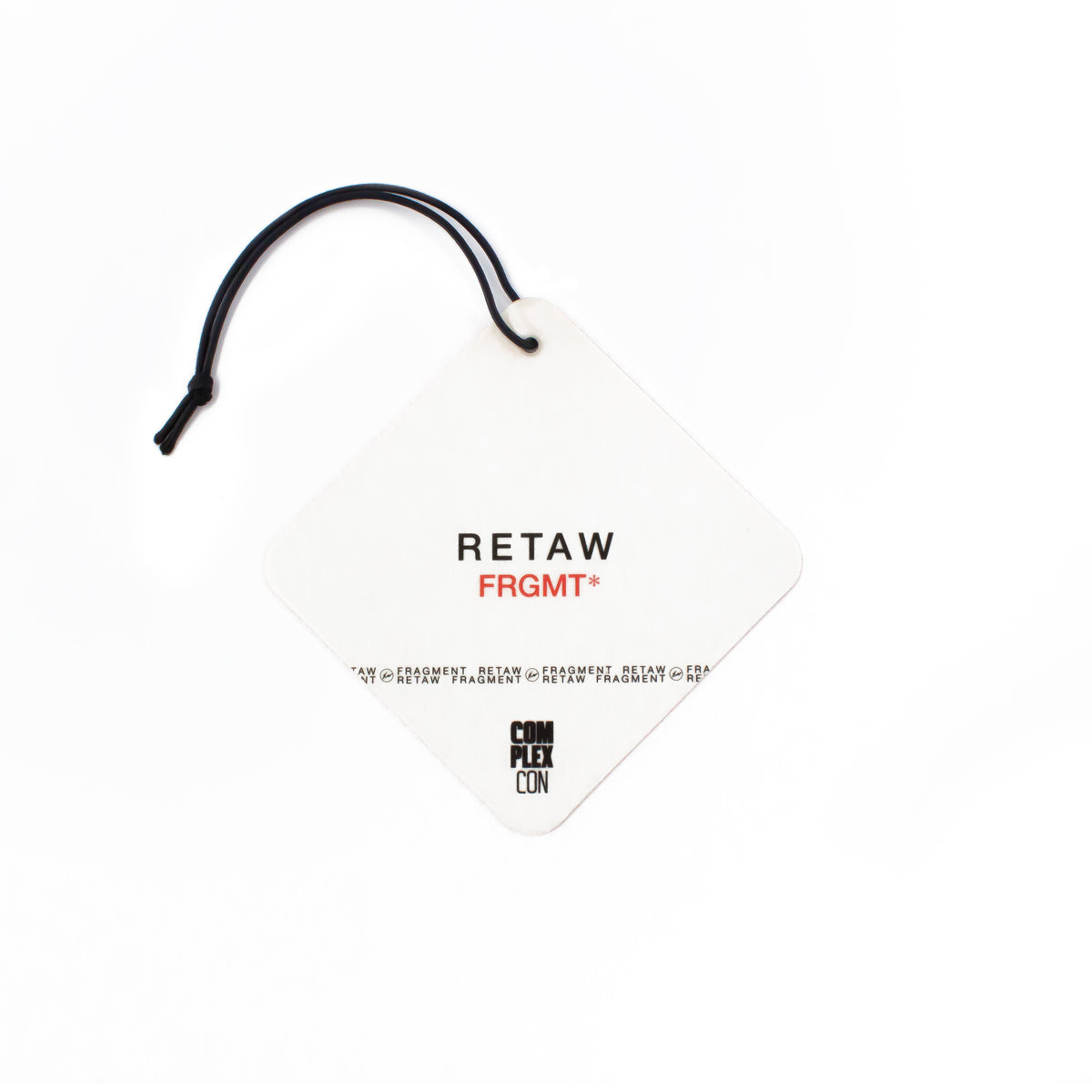 retaW x fragment design x ComplexCon Car Tag (Black)