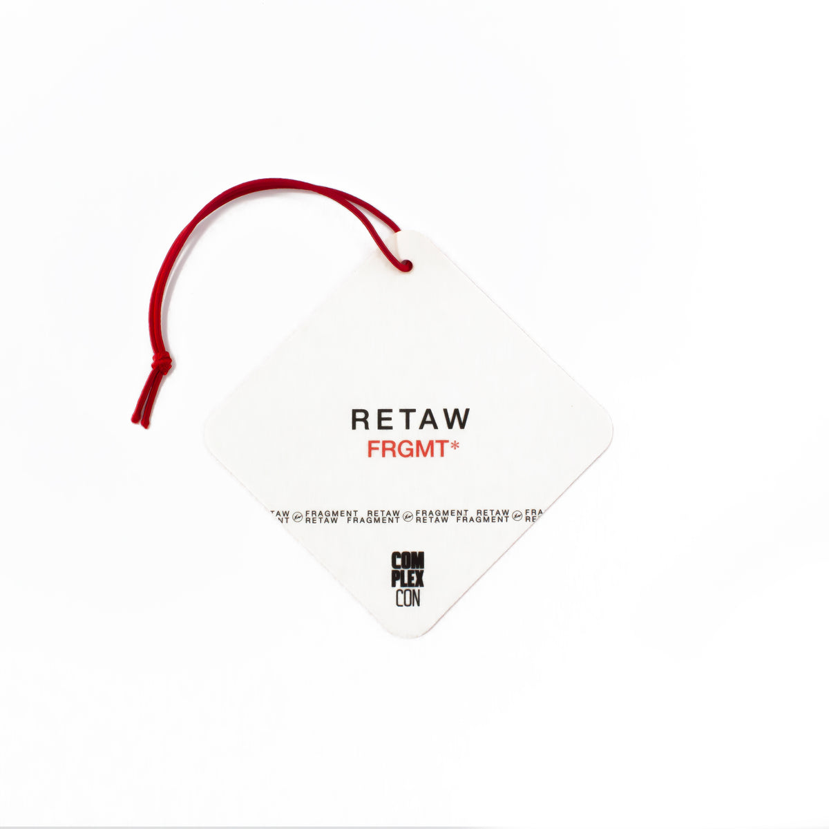 retaW x fragment design x ComplexCon Car Tag (Red)