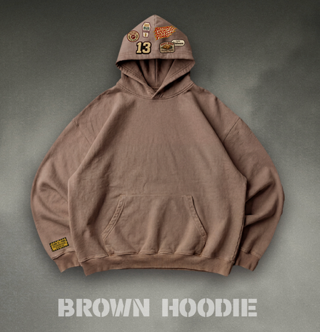 Brown Hoodie