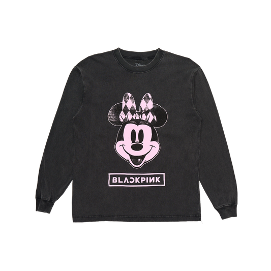 Disney x BLACKPINK Minnie Long Sleeve (Charcoal)